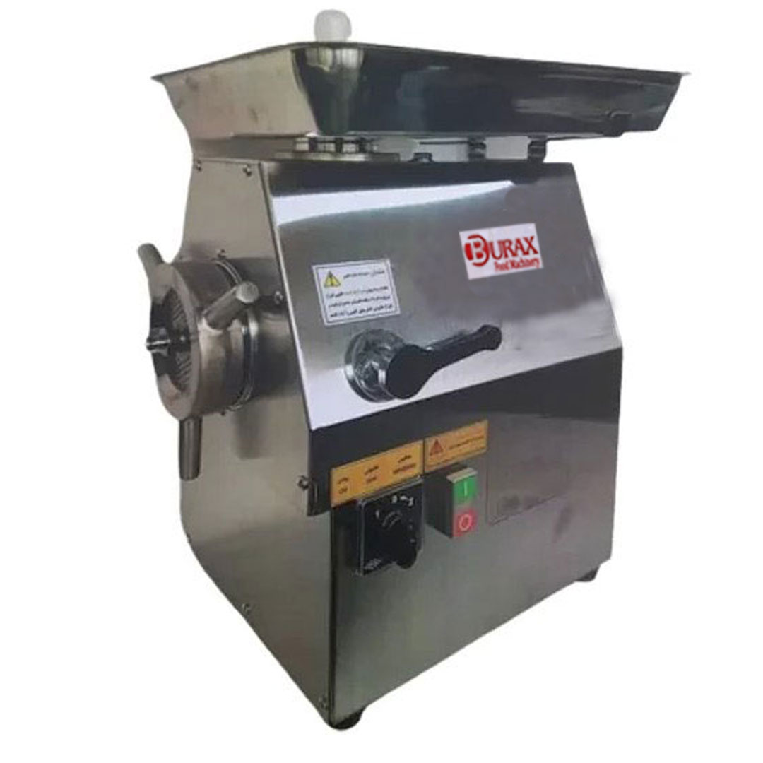 چرخ گوشت BURAX گیربکسی  مدل BMG-32 گلویی استیل