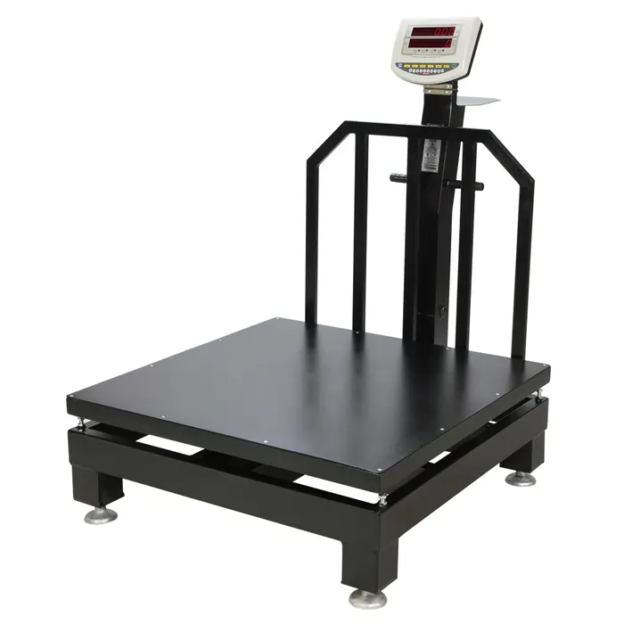 باسکول نمایشگر ثابت 1000kg محک - سینی گالوانیزه