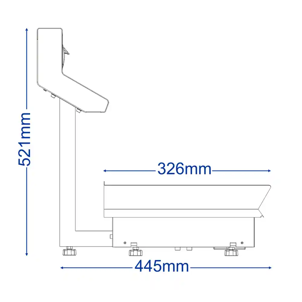 تصویر توضیحات ابعاد ترازو محک مدل 17000 پلاس 70 کیلویی متعلق به تجهیزات آشپزخانه صنعتی ماشین آلات صنایع غذایی تجهیزات حرفه ای آشپزخانه تجهیزات آشپزخانه براکس