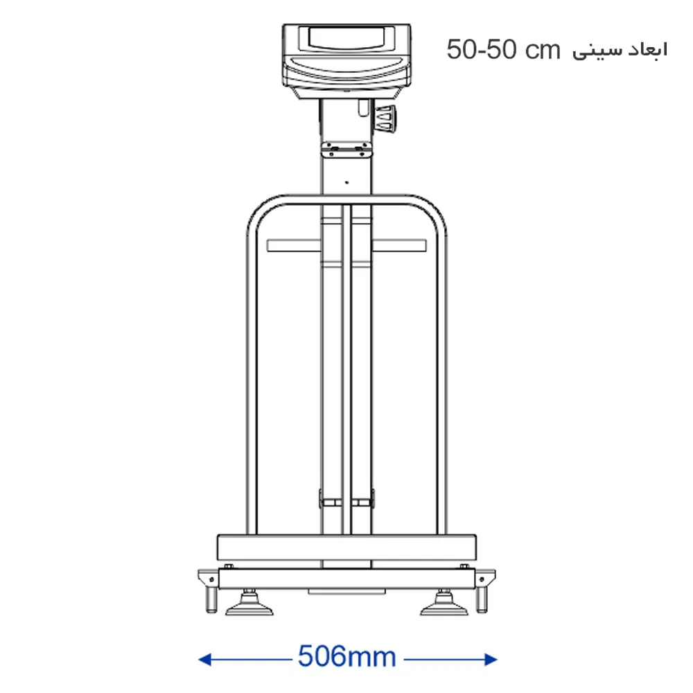 ابعاد باسکول نمایشگر ثابت 200kg محک - سینی استیل متعلق به تجهیزات آشپزخانه صنعتی ماشین آلات صنایع غذایی تجهیزات حرفه ای آشپزخانه تجهیزات آشپزخانه براکس