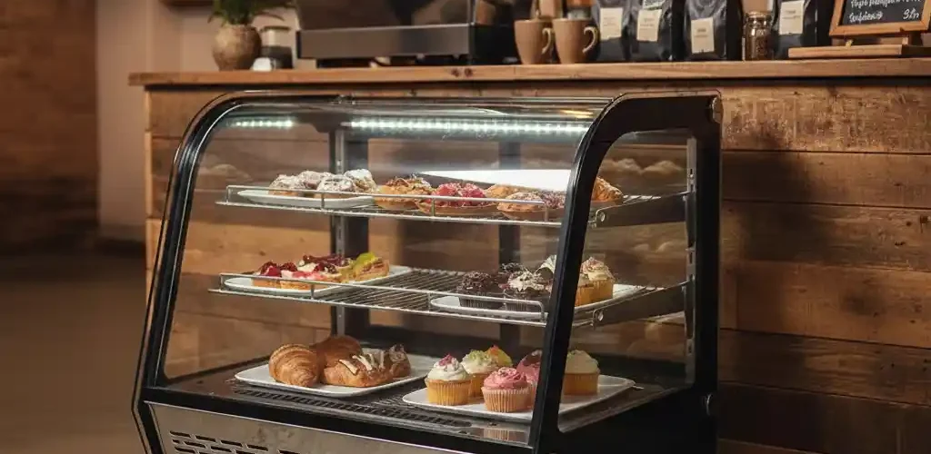 یک دستگاه شوکیک یا شوکیس برای سرو شیرینی