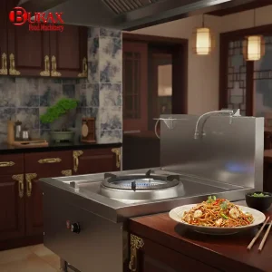 اجاق گاز چینی یا اجاق وُک متعلق به تجهیزات آشپزخانه صنعتی ماشین آلات صنایع غذایی تجهیزات حرفه ای آشپزخانه تجهیزات آشپزخانه براکس