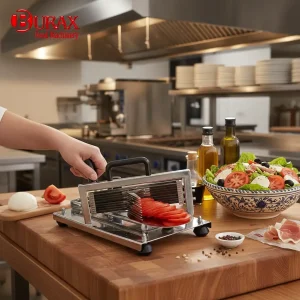 دیستگاه اسلایسر دستی گوجه متعلق به تجهیزات آشپزخانه صنعتی ماشین آلات صنایع غذایی تجهیزات حرفه ای آشپزخانه تجهیزات آشپزخانه براکس