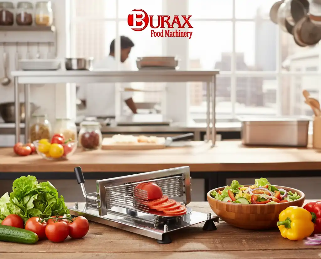 استانداردسازی در آشپزخانه‌های حرفه‌ای: نقش کلیدی اسلایسر دستی در کیفیت خروجی.