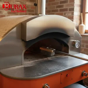 ابزار های مورد استفاده برای فر :پارو پیتزا، استند پارو پیتزا، فرچه نظافت و قالب پیتزا