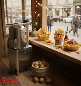 پوست گیر سیب زمینی متعلق به تجهیزات آشپزخانه صنعتی ماشین آلات صنایع غذایی تجهیزات حرفه ای آشپزخانه تجهیزات آشپزخانه براکس