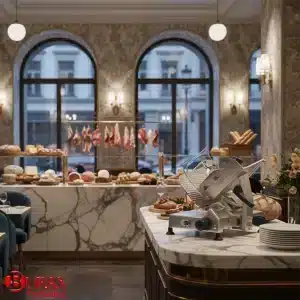 چرا کالباسبر شما گوشت را له میکند؟ - له شدن گوشت در اسلایسر - له شدن گوشت در کالباس بر - گیر کردن گوشت در کالباس بر - کالباس بر تسمه ای - کالباس بر گیربکسی - اسلایسر گوشت دستی - کالباس بر صنعتی - تجهیزات آماده سازی غذا - کاهش ضایعات - قطعات گوشت - تجهیزات آشپزخانه صنعتی ماشین آلات صنایع غذایی تجهیزات حرفه ای آشپزخانه تجهیزات آشپزخانه براکس