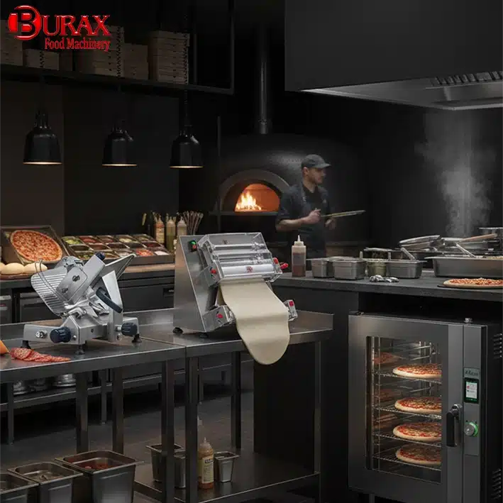 لیست طلایی تجهیزات راه اندازی پیتزا فروشی ایتالیایی: از فر ناپولیتن تا خمیر پهن کن حرفه‌ای