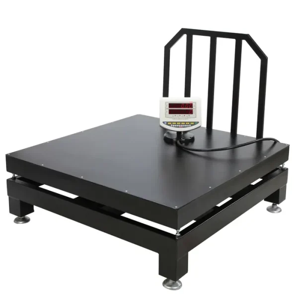 باسکول نمایشگر دیواری 1000kg محک   سینی گالوانیزه
