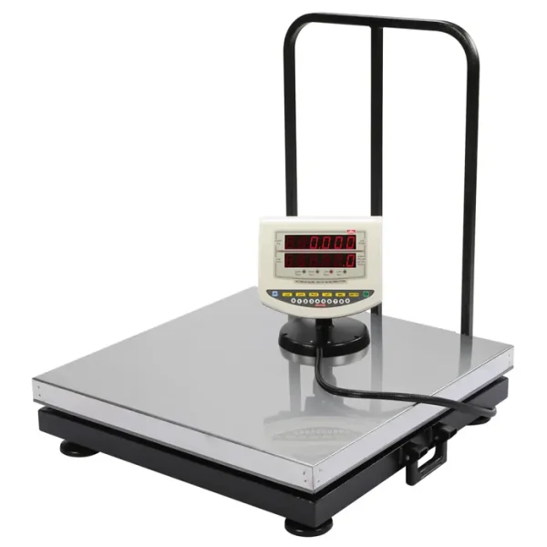 باسکول نمایشگر دیواری 300kg محک   سینی استیل